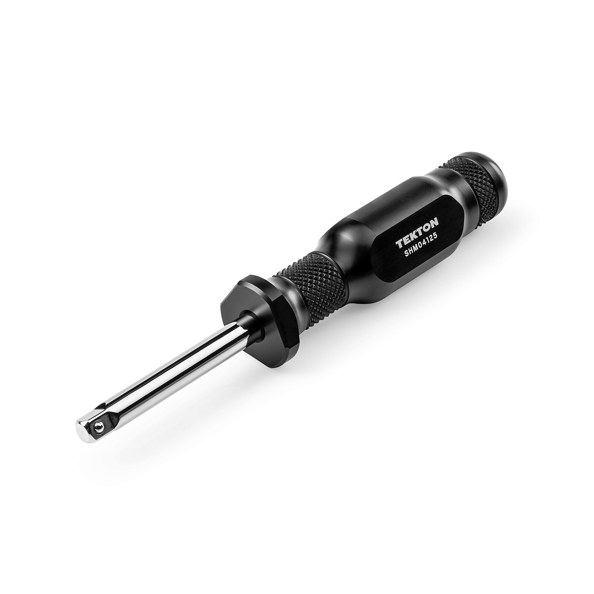 TEKTON 1/4 Inch Drive x 6.5 Inch Aluminum Spinner Handle (2.5 Inch Shank) | SHM04125
